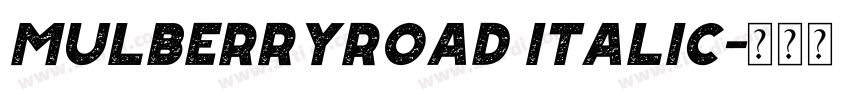 MulberryRoad Italic字体转换 MulberryRoad Italic字体转换